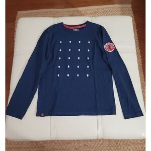 Spiderman Studded w/ Spidermans face Long Sleeve Boys Shirt size‎ XL